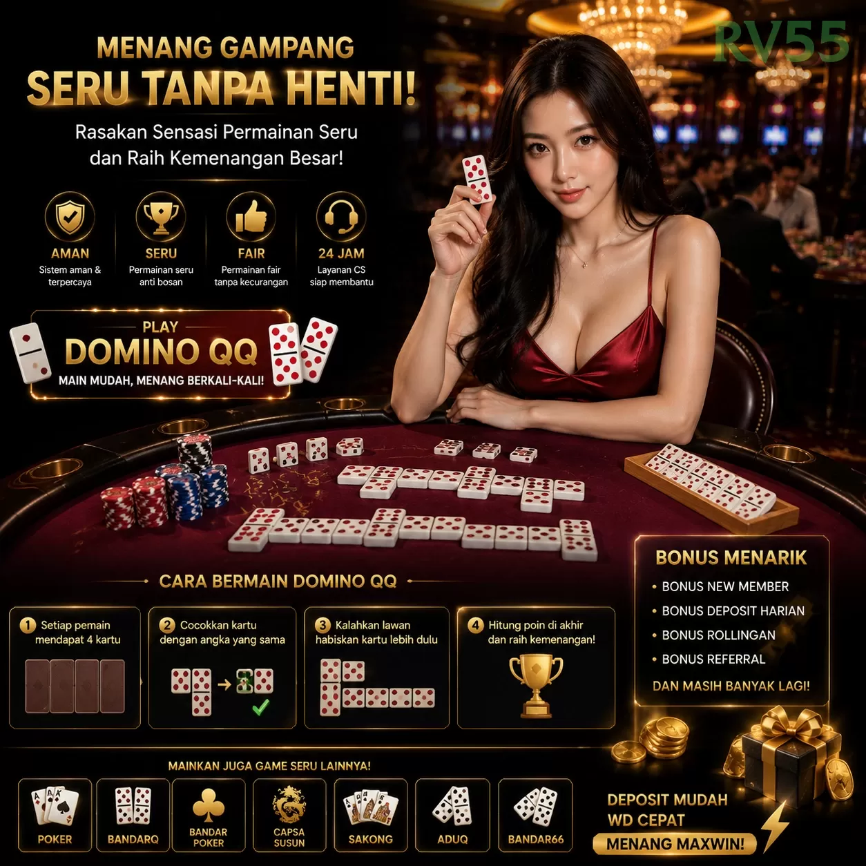 BONUS GARANSI KEKALAHAN SALDO KEMBALI 100_ promotion image
